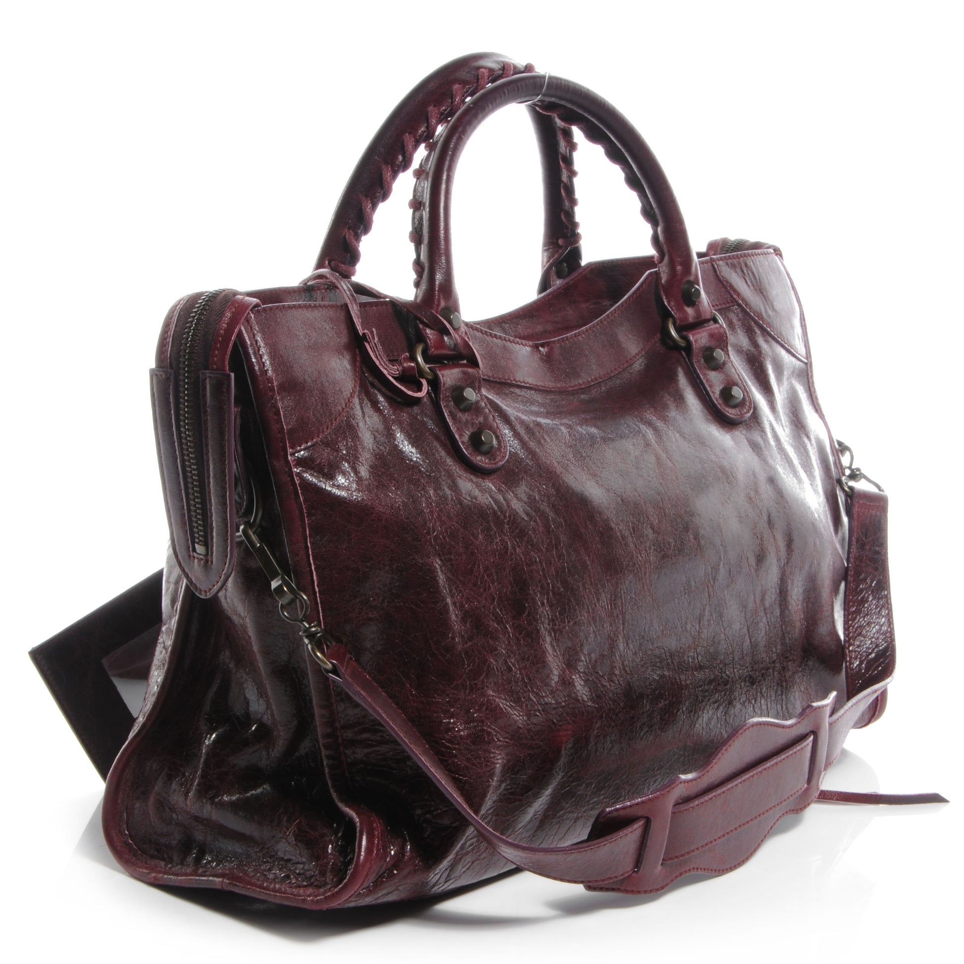 Balenciaga Chevre City Bordeaux 3 of 9