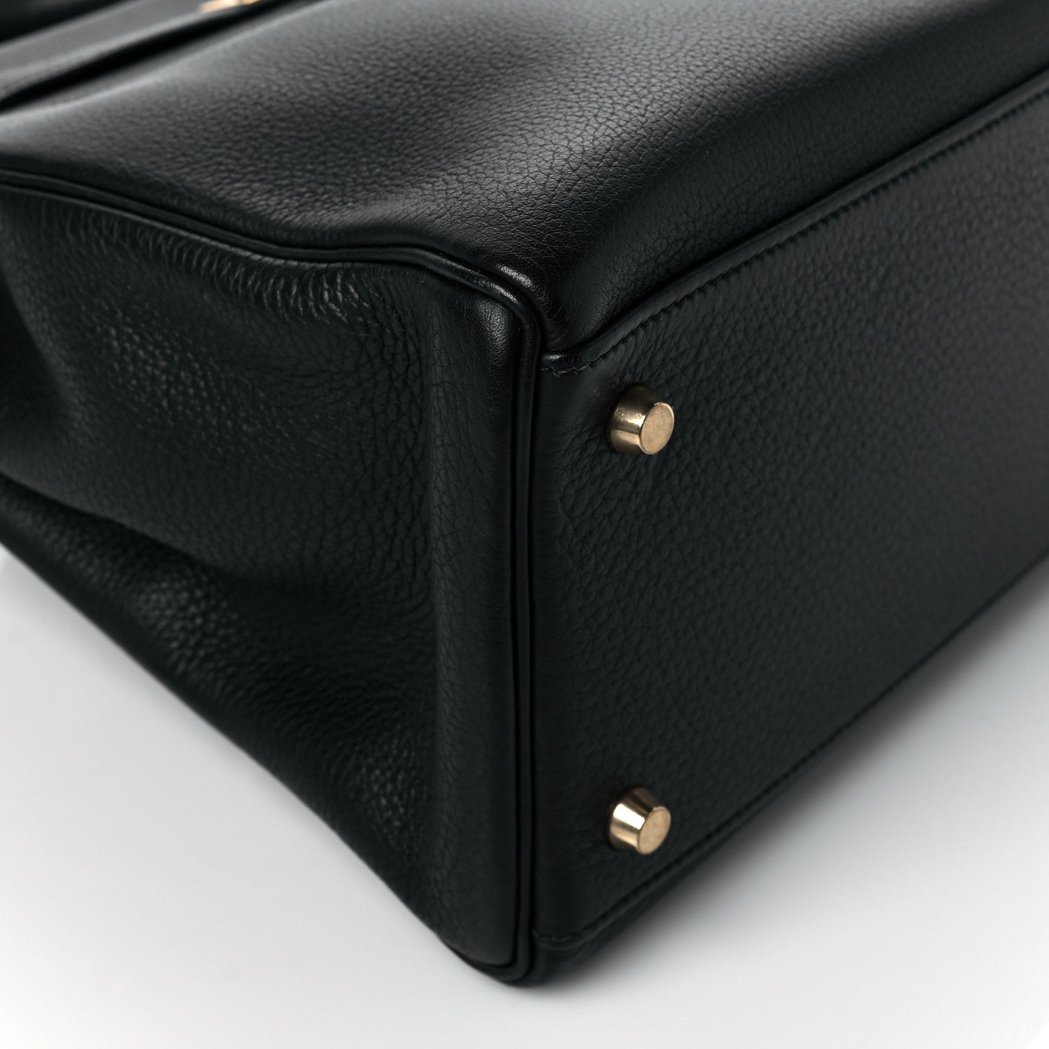 Hermes Taurillon Clemence Kelly Retourne 35 Black 8 of 11