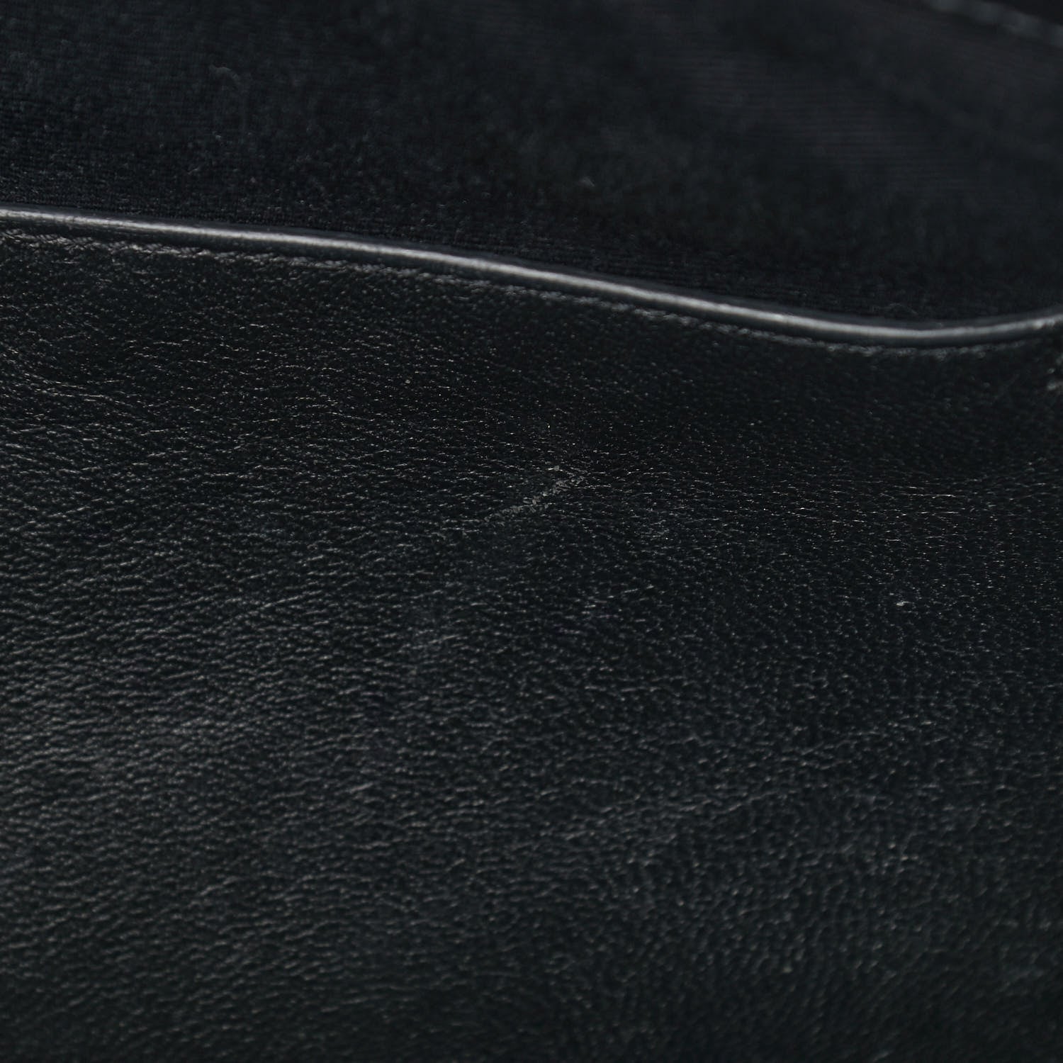 Saint Laurent Crinkled Calfskin Matelasse Monogram Large Niki Chain Satchel Black 12 of 12