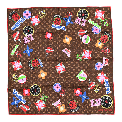 Louis Vuitton Silk World Tour Square Scarf Multicolor 1 of 3
