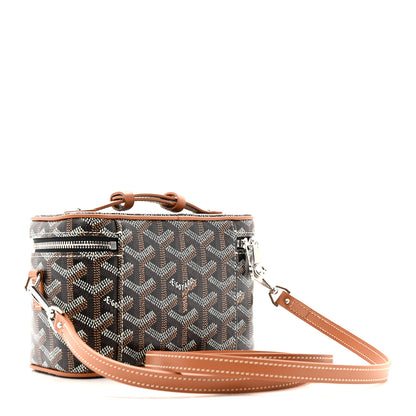 Goyard Goyardine Muse Mini Vanity Case Black Gold 3 of 9