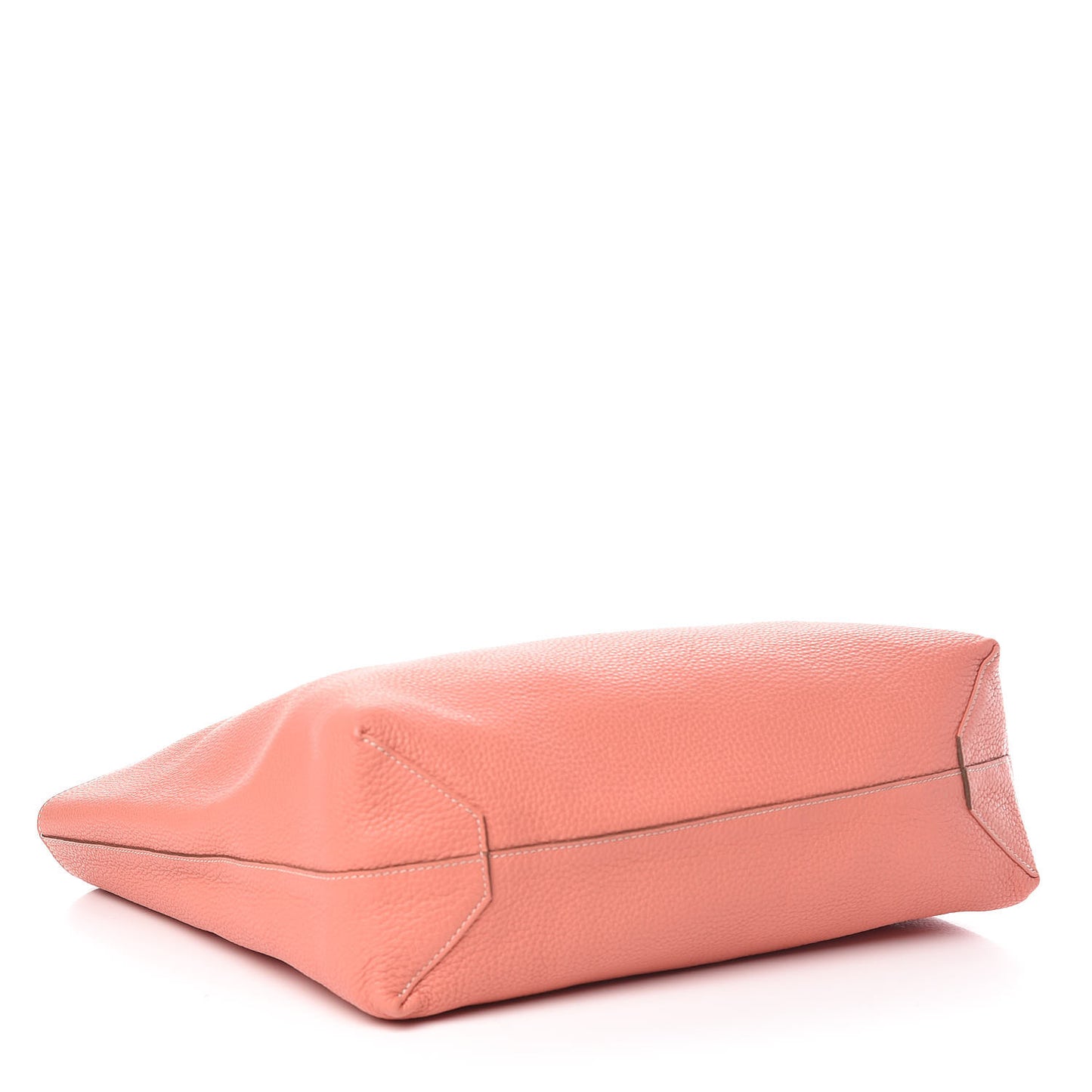 Taurillon Clemence Double Sens Reversible Tote 36 Rouge Casaque Crevette