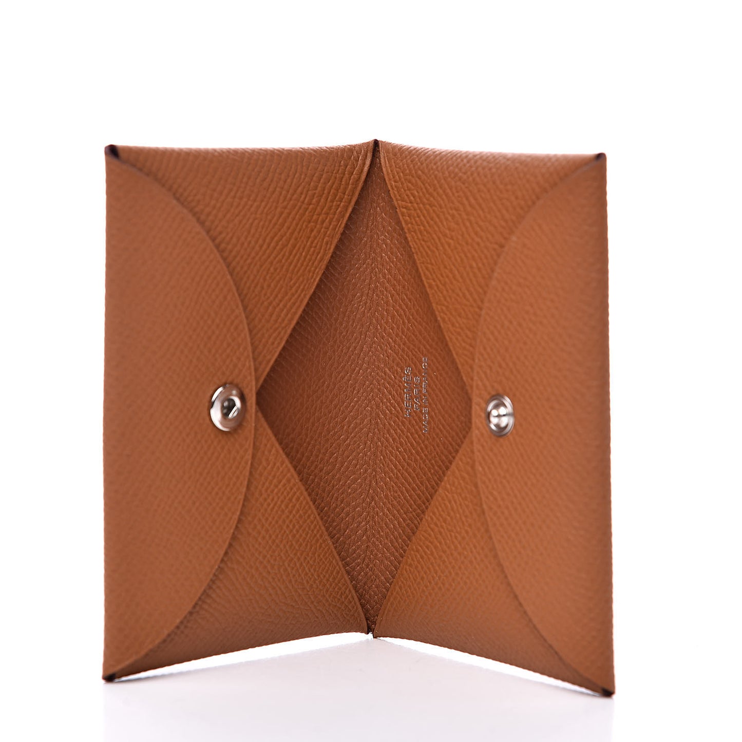 Epsom Calvi Card Case Gold