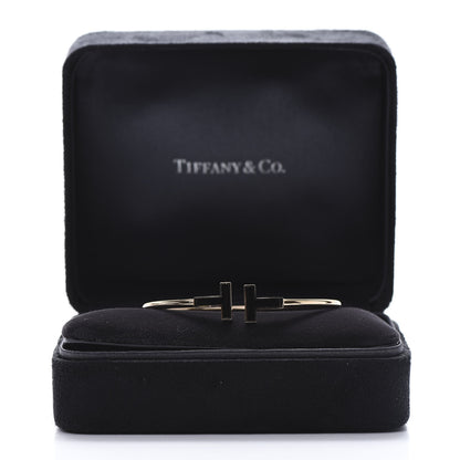 Tiffany 18K Rose Gold Black Onyx T Wire Bracelet 6 of 6