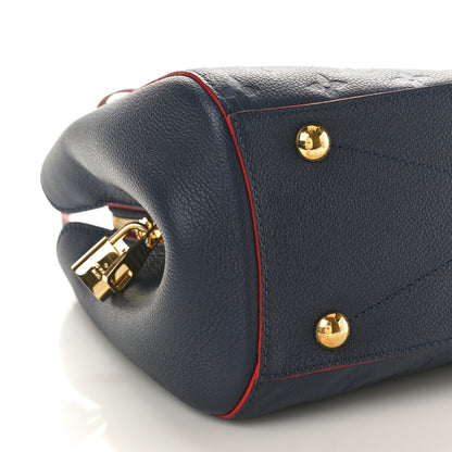 Louis Vuitton Empreinte Montaigne MM Marine Rouge 8 of 9