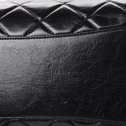 Chanel Glazed Calfskin Castle Rock Bowling Bag Black 11 of 16