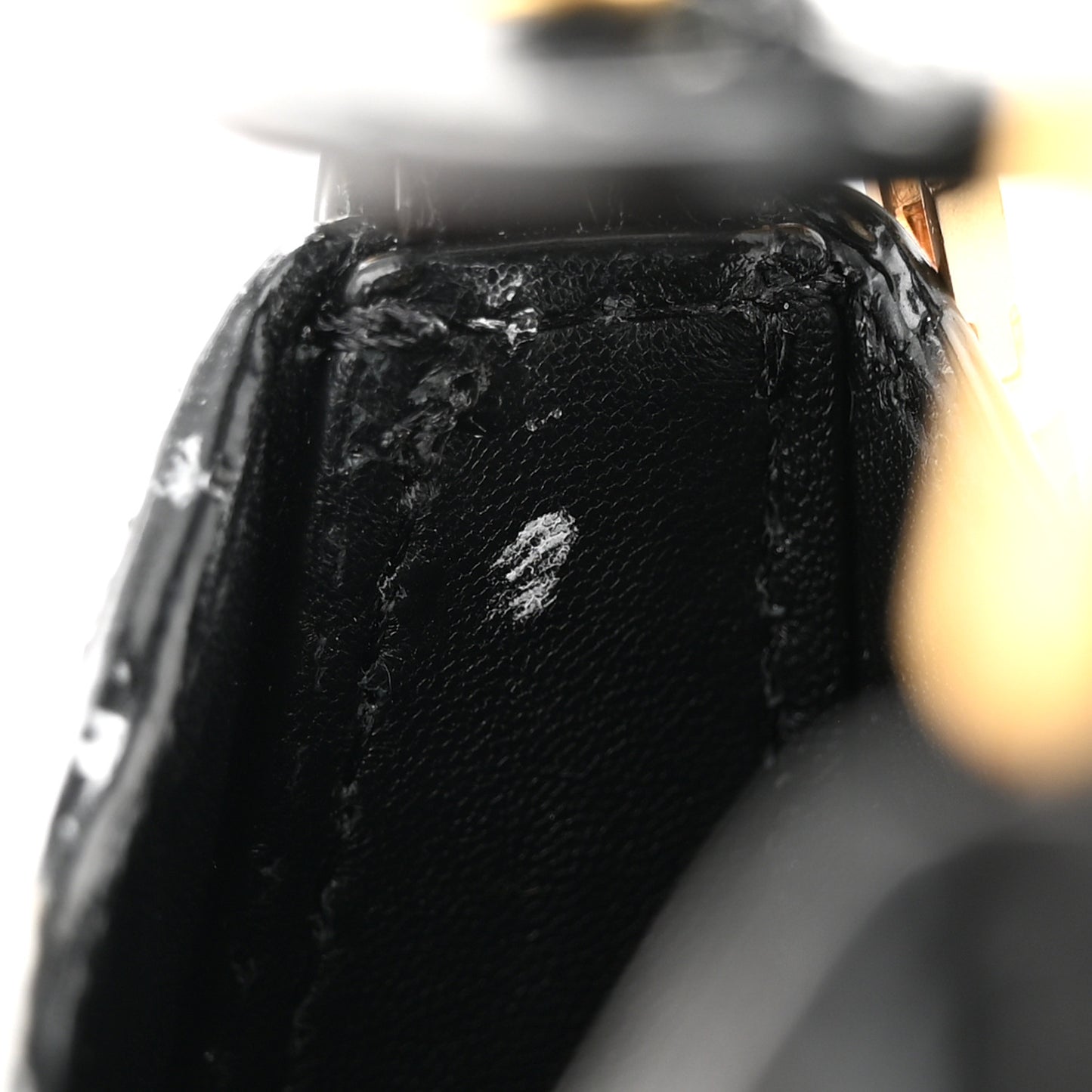 Crocodile Embossed Calfskin Micro Legacy Hobo Black