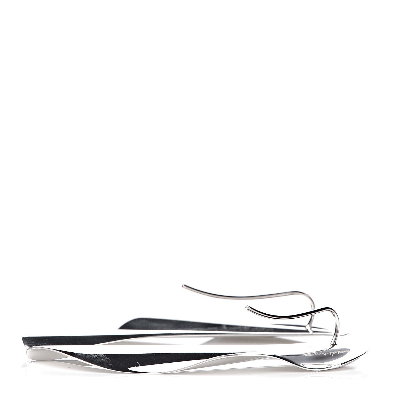 Tiffany Sterling Silver High Tide Earrings 3 of 4