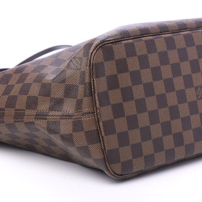 Louis Vuitton Damier Ebene Neo Neverfull MM Rose Ballerine 6 of 11