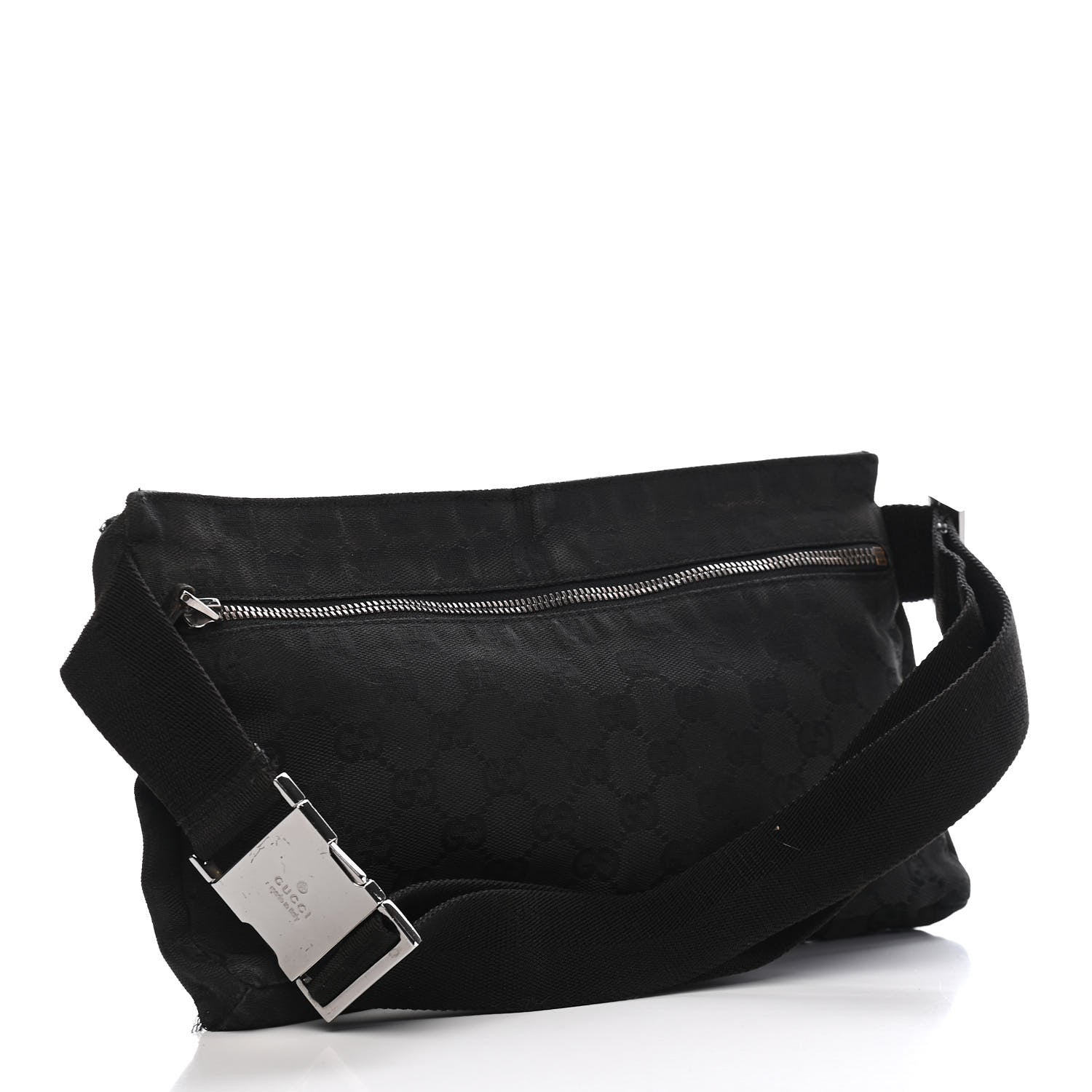 Gucci GG Monogram Double Pocket Belt Bag Black 3 of 13