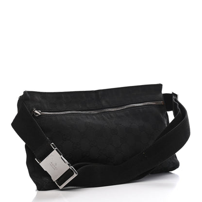 Gucci GG Monogram Double Pocket Belt Bag Black 3 of 13