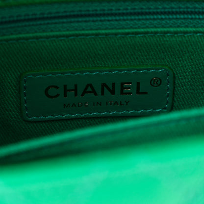 Chanel Caviar Quilted Mini Coco Handle Flap Green 7 of 11