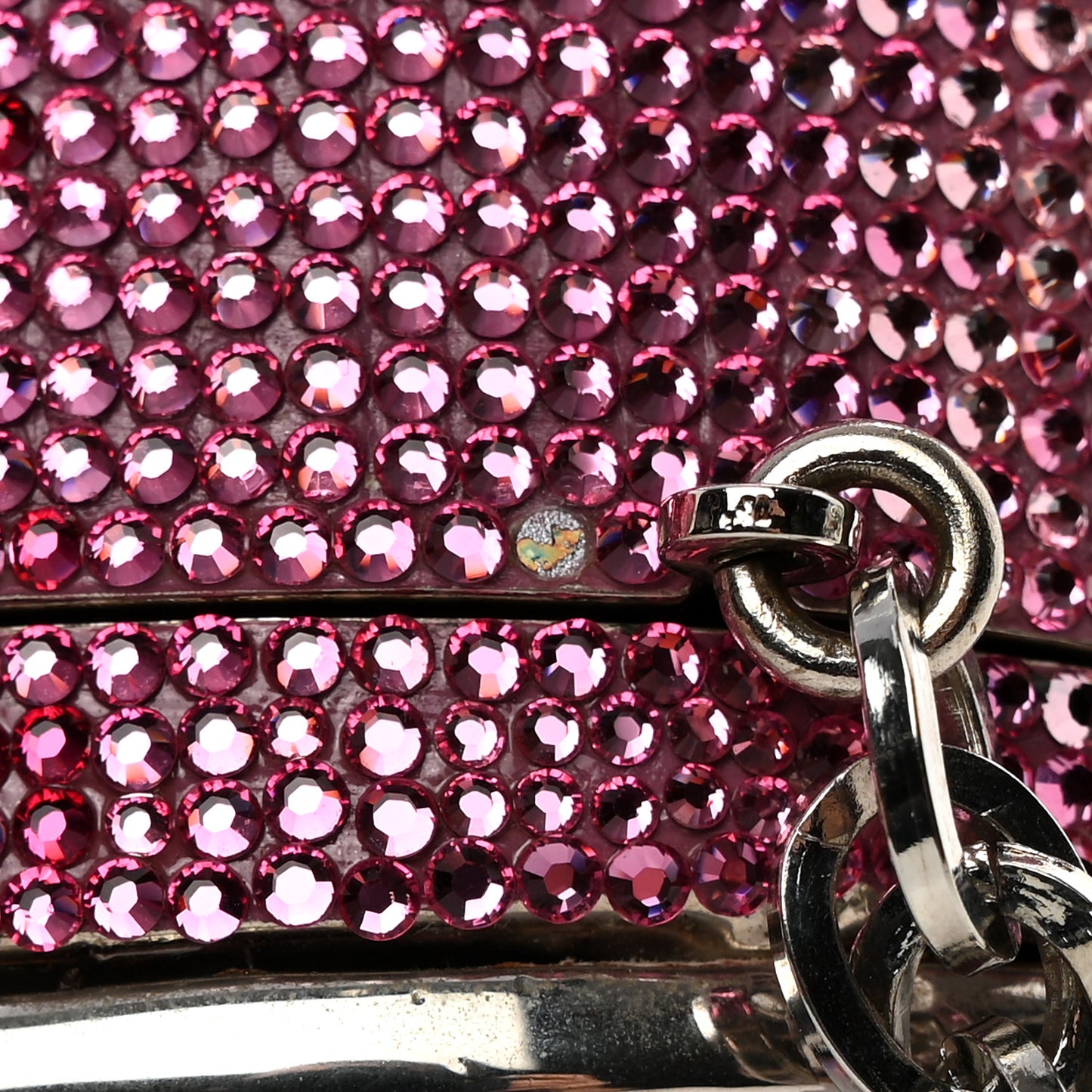 Crystal Butterfly Celestrina Minaudiere Clutch Plum