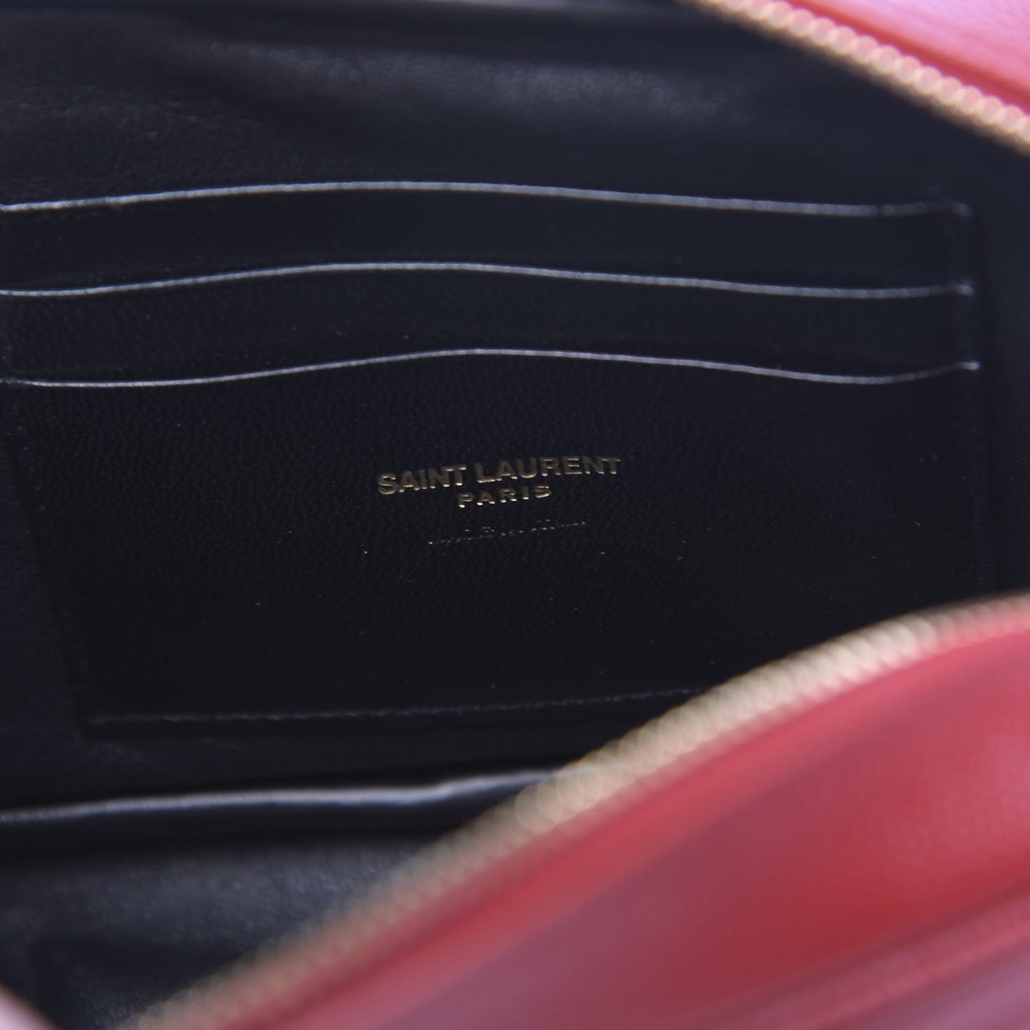Grain De Poudre Matelasse Monogram Mini Lou Camera Bag Eros Red