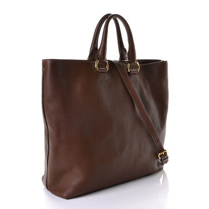 Prada Vitello Daino Tote Tabacco 2 of 5