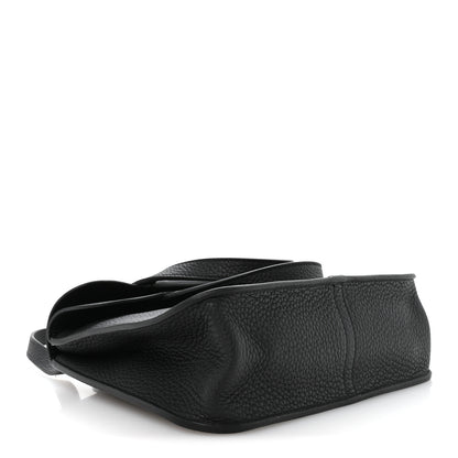 Hermes Taurillon Clemence Halzan 25 Black 4 of 11