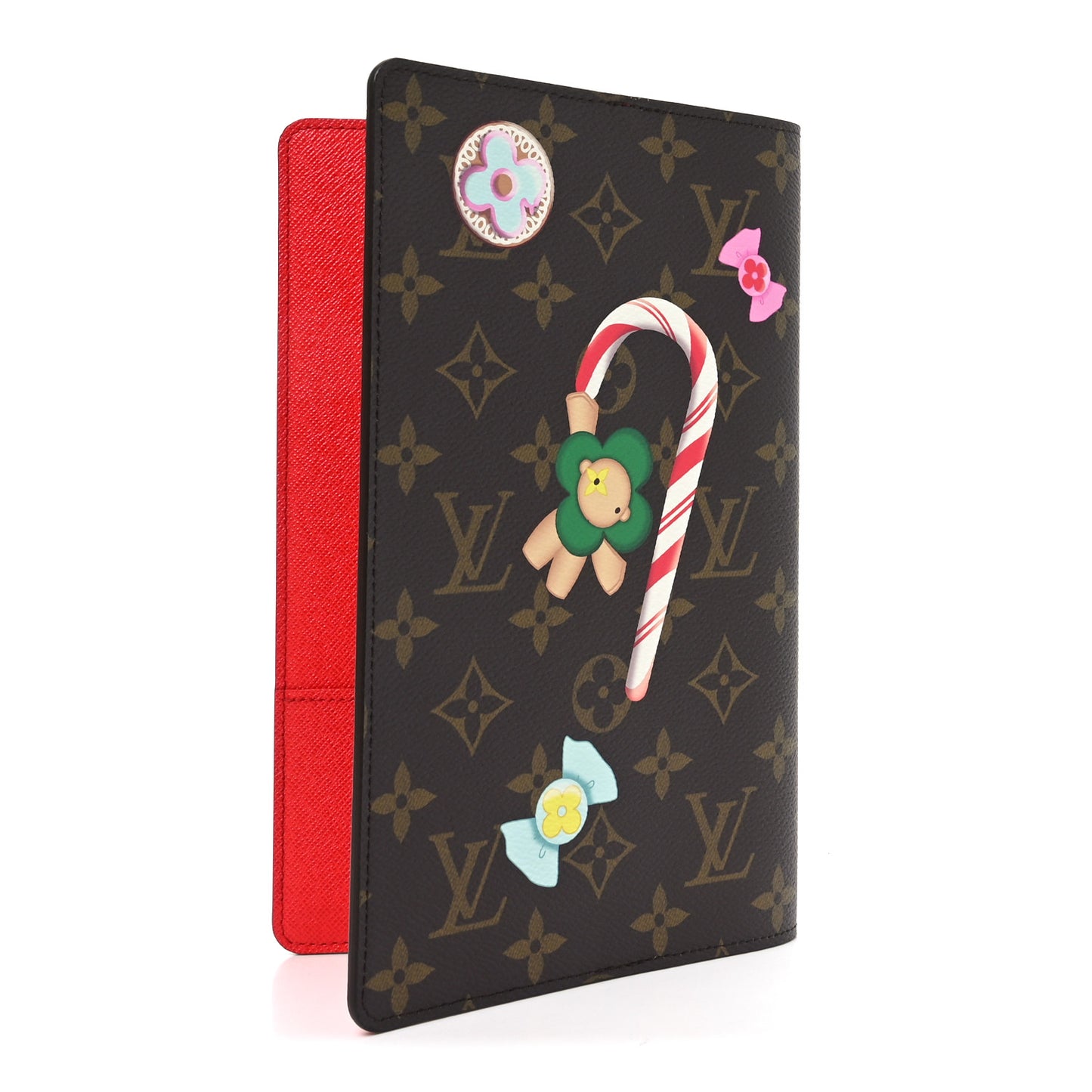 Monogram Emily Notebook Cover MM Coquelicot