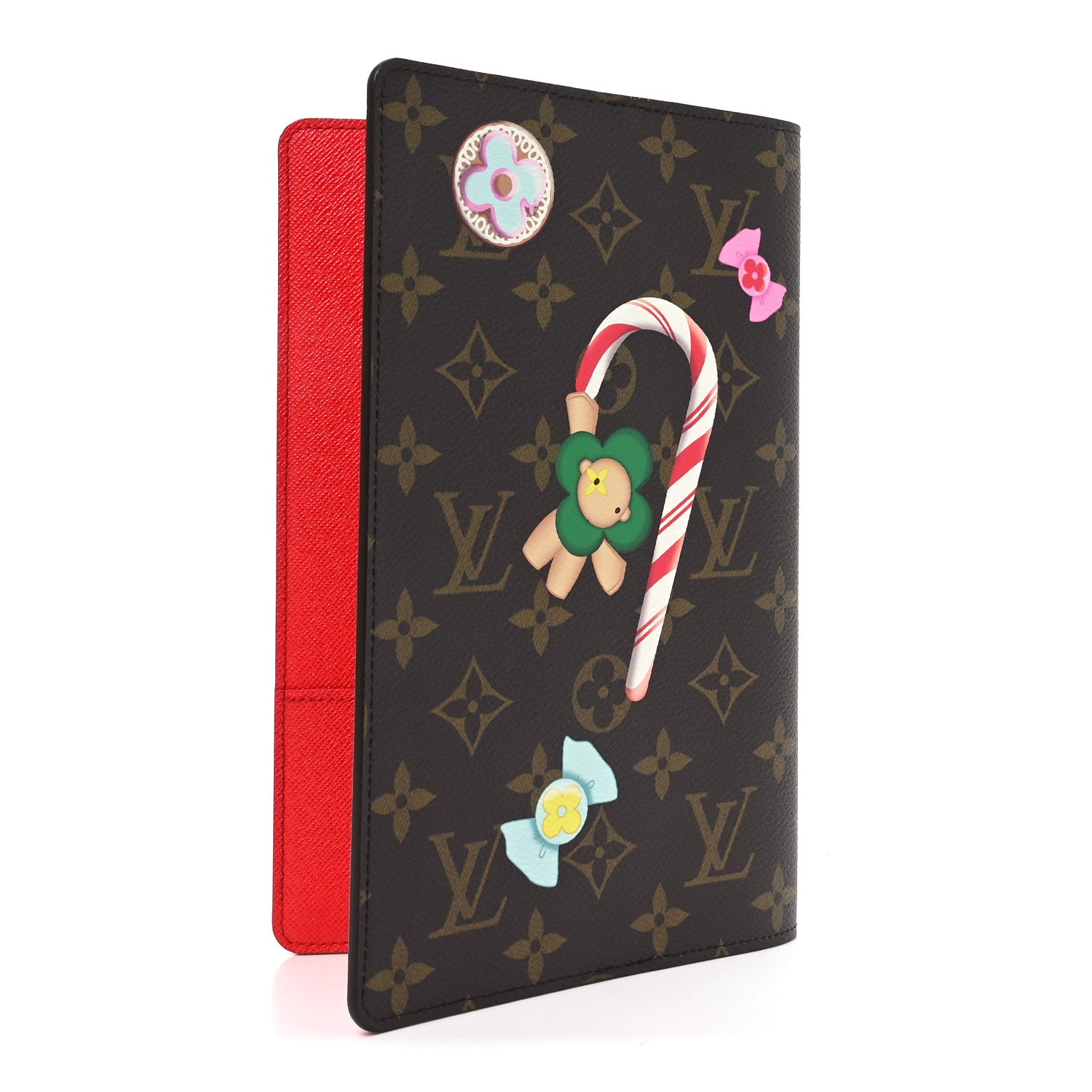 Louis Vuitton Monogram Emily Notebook Cover MM Coquelicot 3 of 7