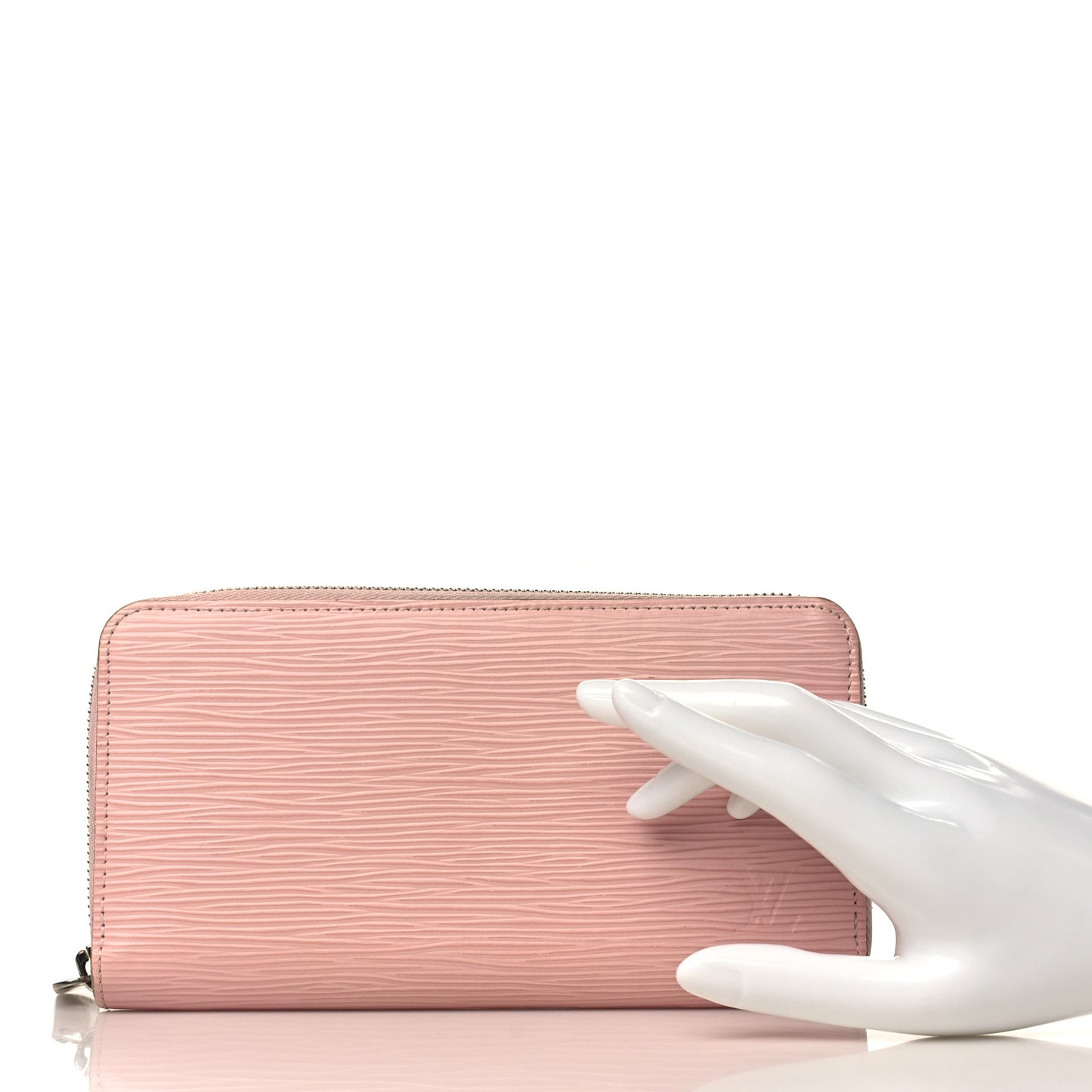 Epi Zippy Wallet Rose Ballerine