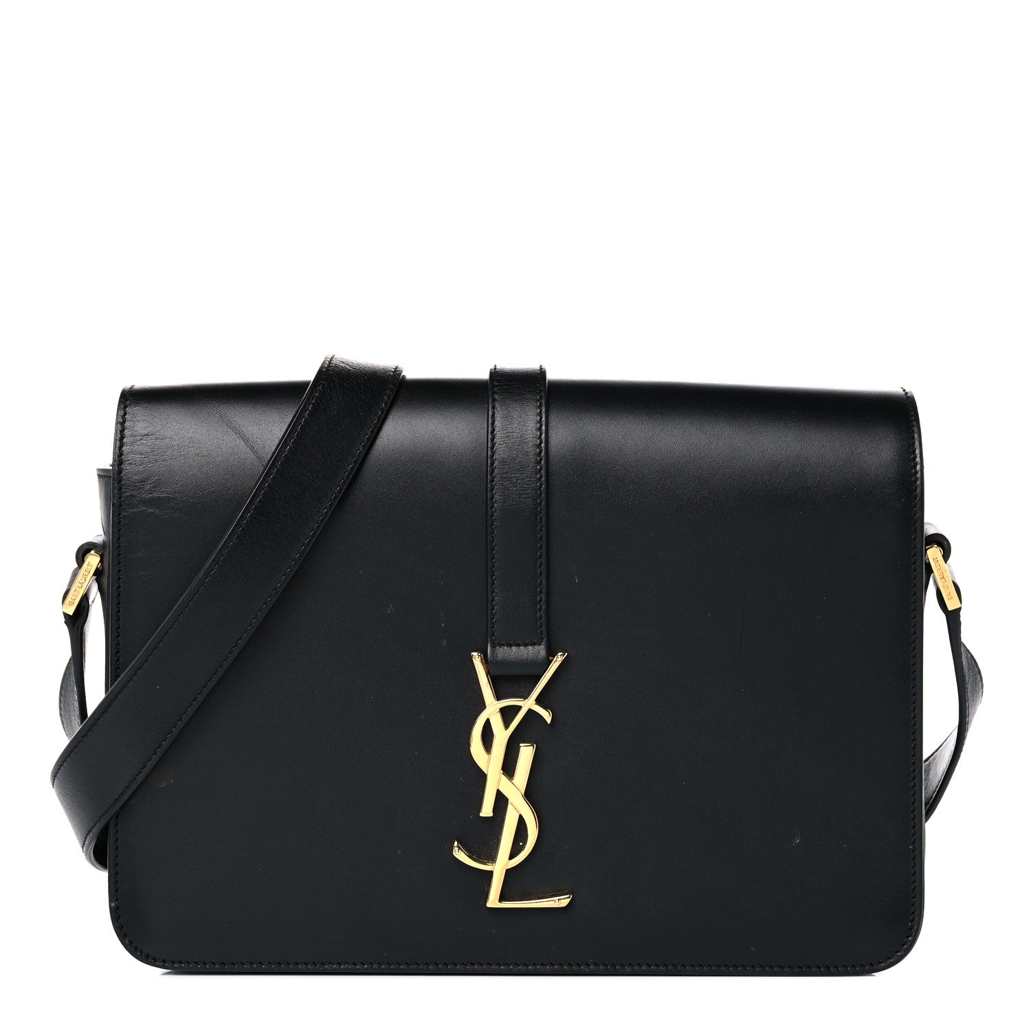 Saint Laurent Smooth Calfskin Medium Classic Monogram Universite Bag Black 1 of 21