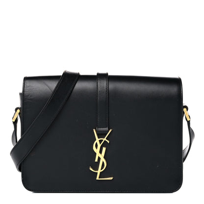 Saint Laurent Smooth Calfskin Medium Classic Monogram Universite Bag Black 1 of 21
