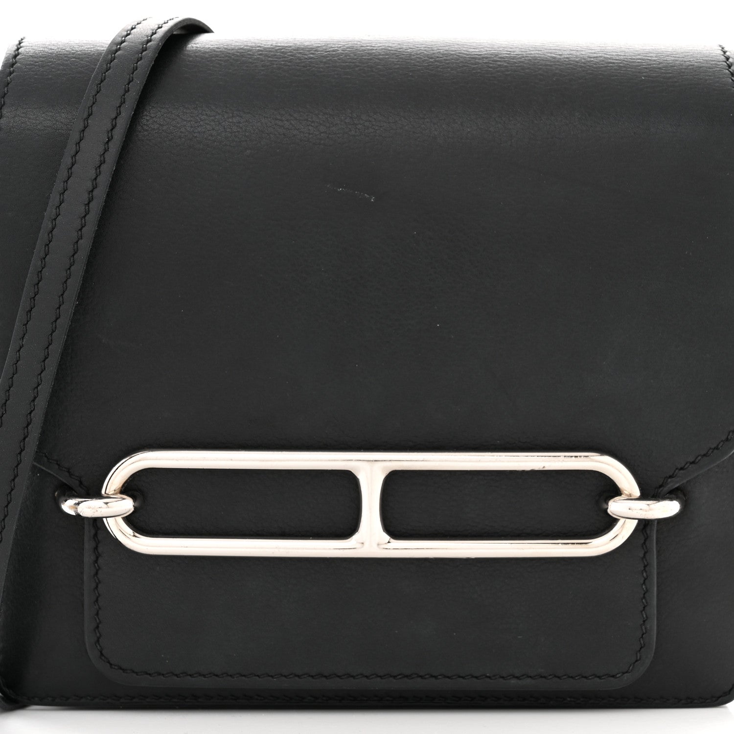 Hermes Evergrain Mini Sac Roulis Black 9 of 18