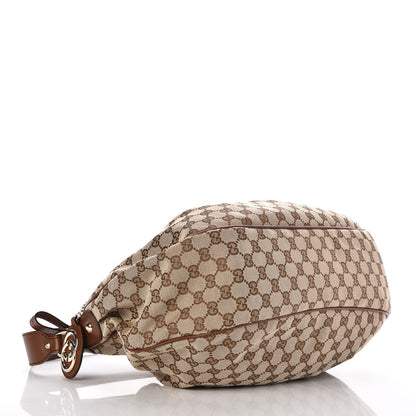 Gucci Monogram Medium Sukey Hobo Brown 4 of 7