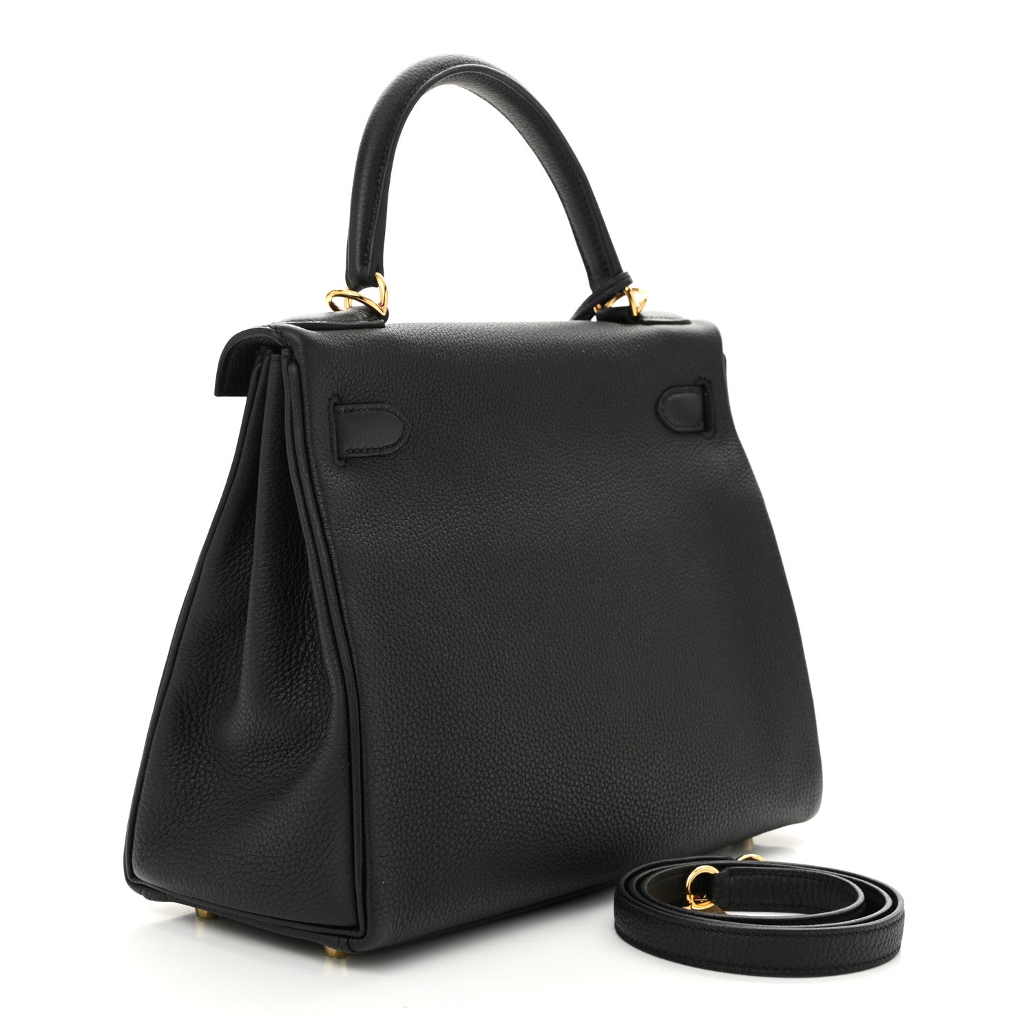 Hermes Togo Kelly Retourne 28 Black 3 of 11
