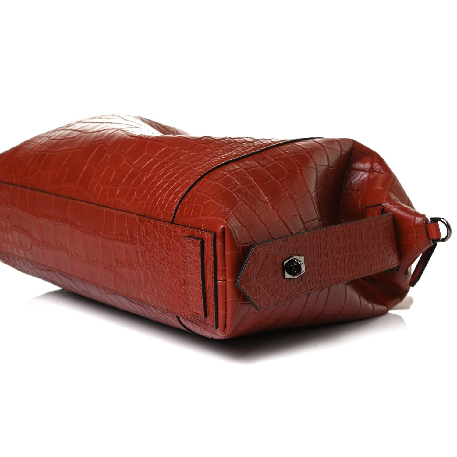 Givenchy Calfskin Crocodile Embossed Medium Soft Antigona Paprika 10 of 16