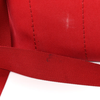 Prada Canapa Small Logo Tote Rosso 21 of 21