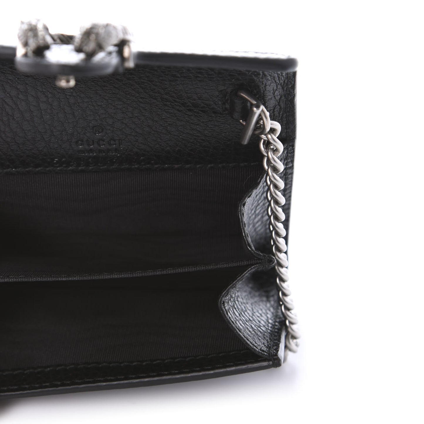 Calfskin Dionysus Coin Purse Black