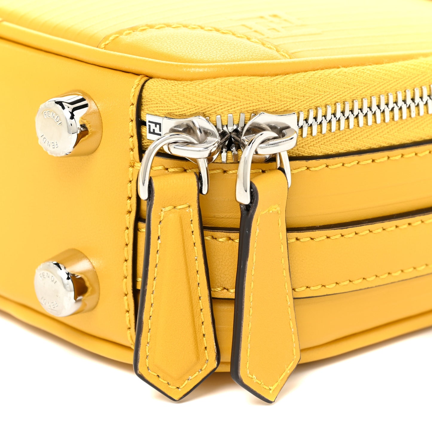 Vitello Astro Rubber Effect Mini Trolley Bag Sunflower