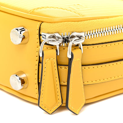 Fendi Vitello Astro Rubber Effect Mini Trolley Bag Sunflower 9 of 9