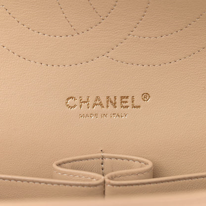 Chanel Lambskin Quilted Jumbo Double Flap Beige Clair 6 of 15