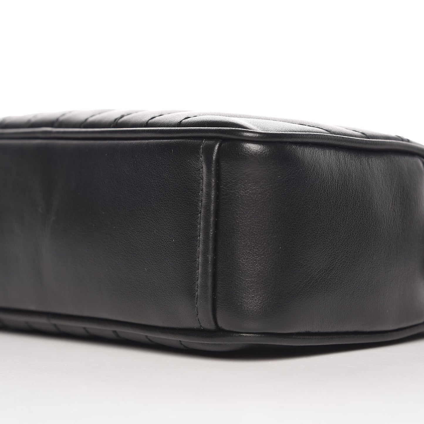 Soft Calfskin Diagramme Crossbody Bag Black