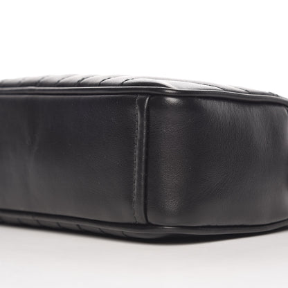 Prada Soft Calfskin Diagramme Crossbody Bag Black 6 of 8