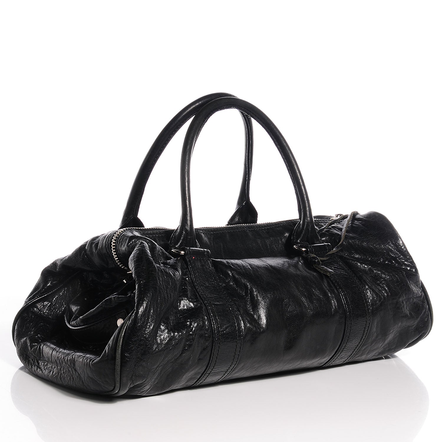 Balenciaga Agneau Whistle Tote Black 3 of 11