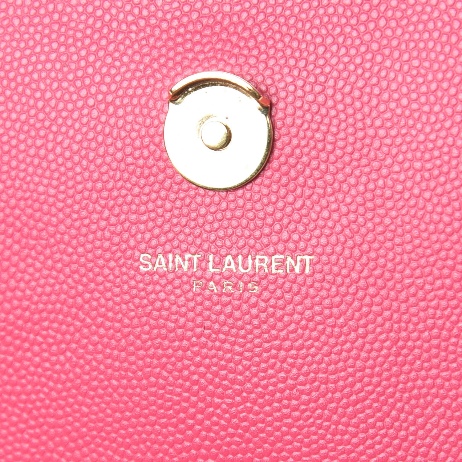 Saint Laurent Grain De Poudre Small Monogram Kate Satchel Fuchsia 8 of 12
