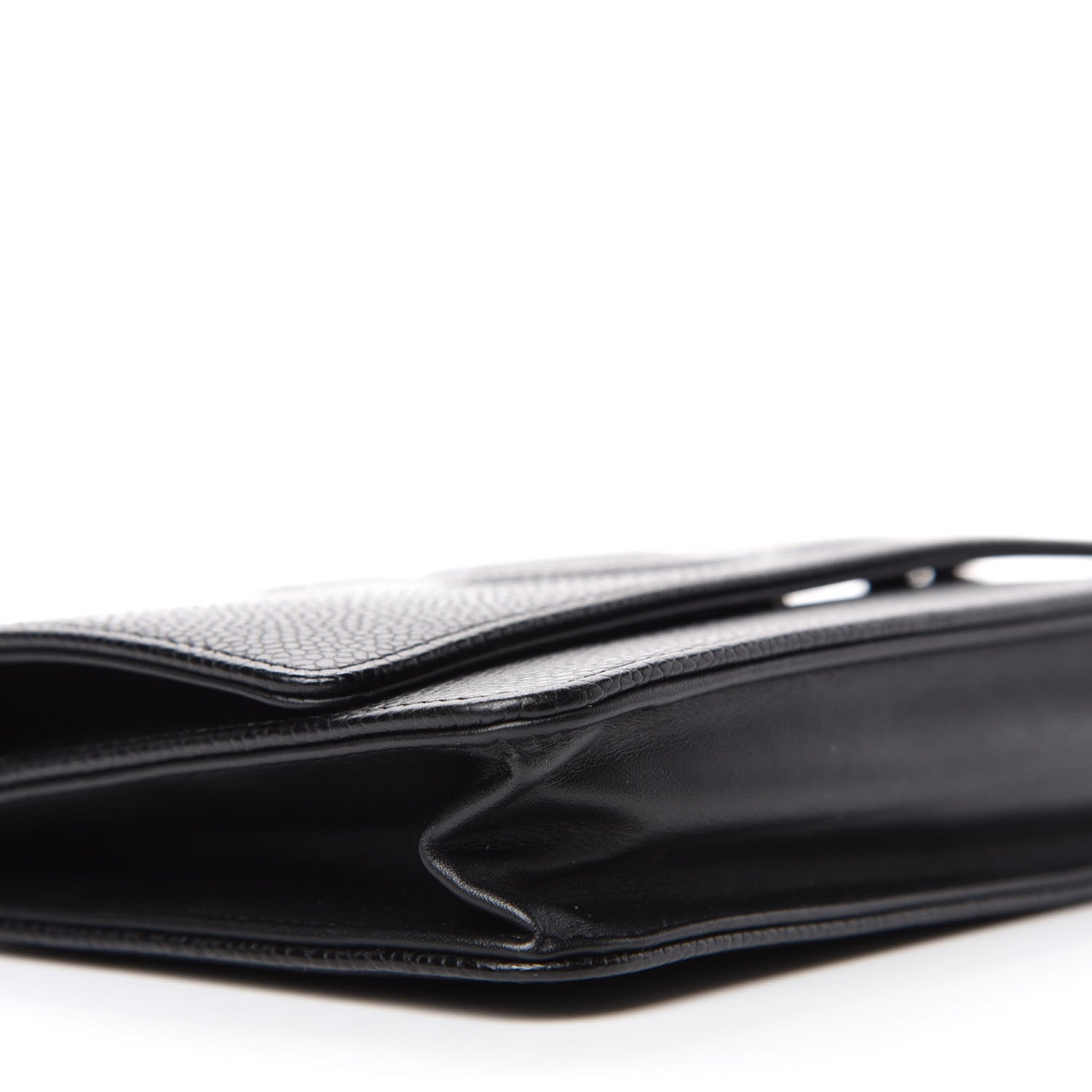 Chanel Caviar Timeless CC Wallet On Chain WOC Black 6 of 12