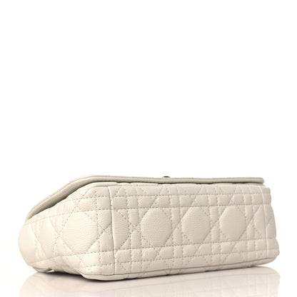 Christian Dior Calfskin Cannage Small Caro Bag Ivory 4 of 11