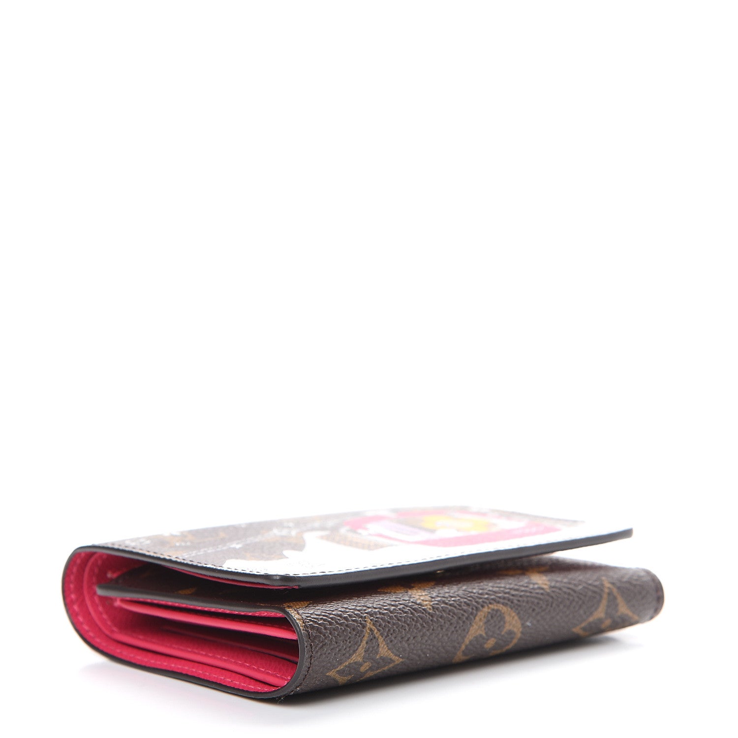 Louis Vuitton Monogram 2019 Christmas Animation Victorine Wallet Fuchsia 3 of 7
