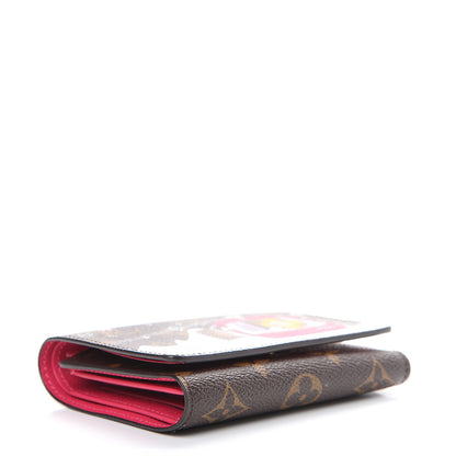 Louis Vuitton Monogram 2019 Christmas Animation Victorine Wallet Fuchsia 3 of 7