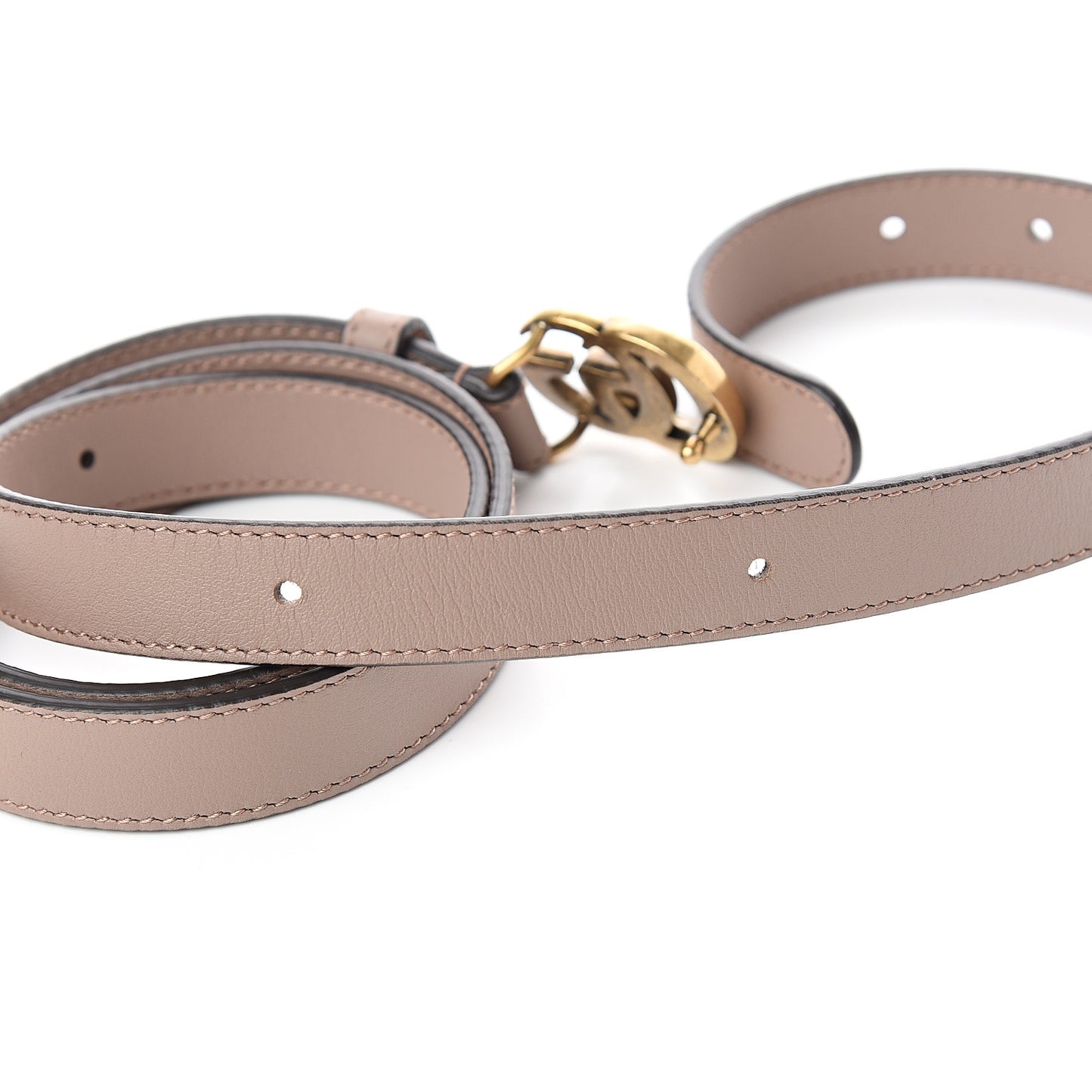 Calfskin Double G 20mm Belt 100 40 Porcelain Rose
