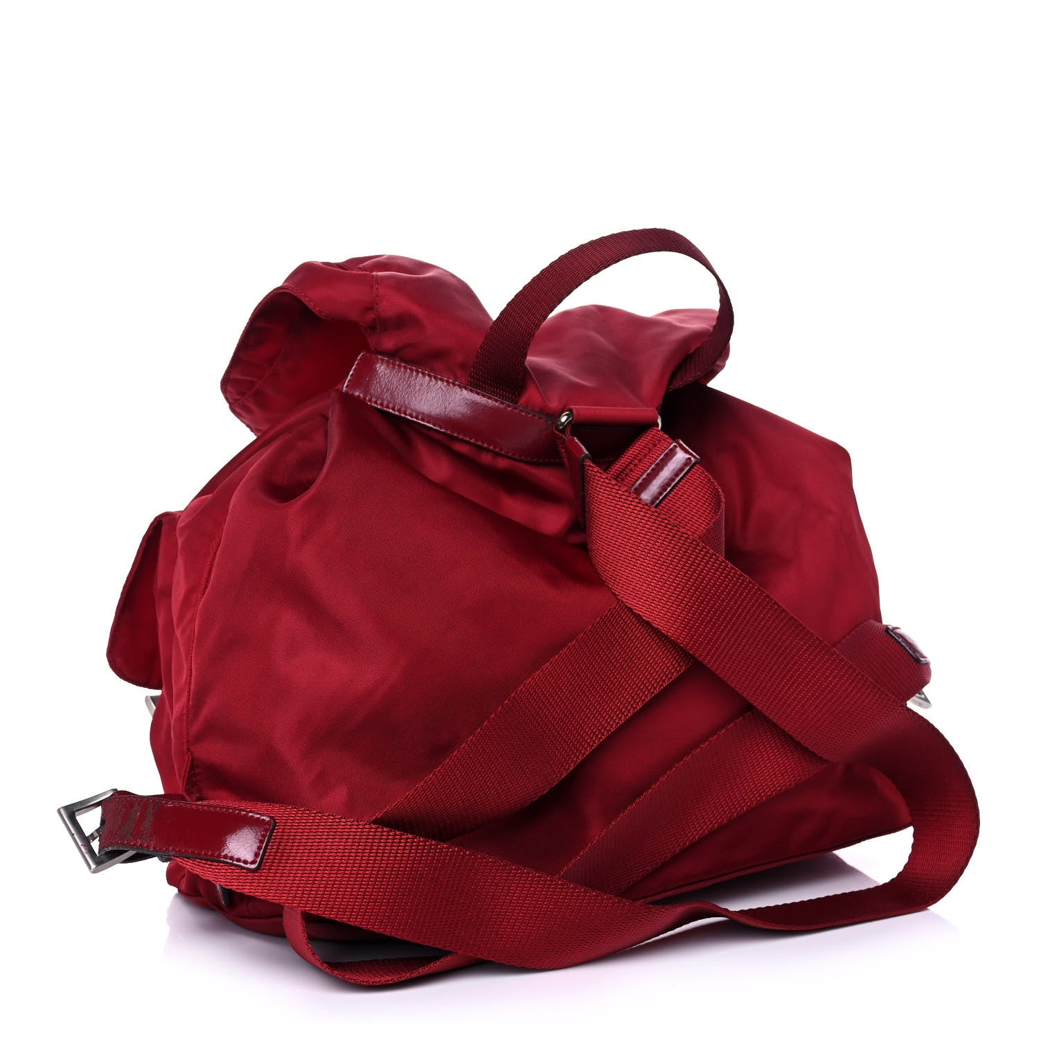 Prada Tessuto Nylon Vela Medium Backpack Cerise 2 of 12
