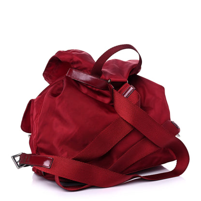 Prada Tessuto Nylon Vela Medium Backpack Cerise 2 of 12