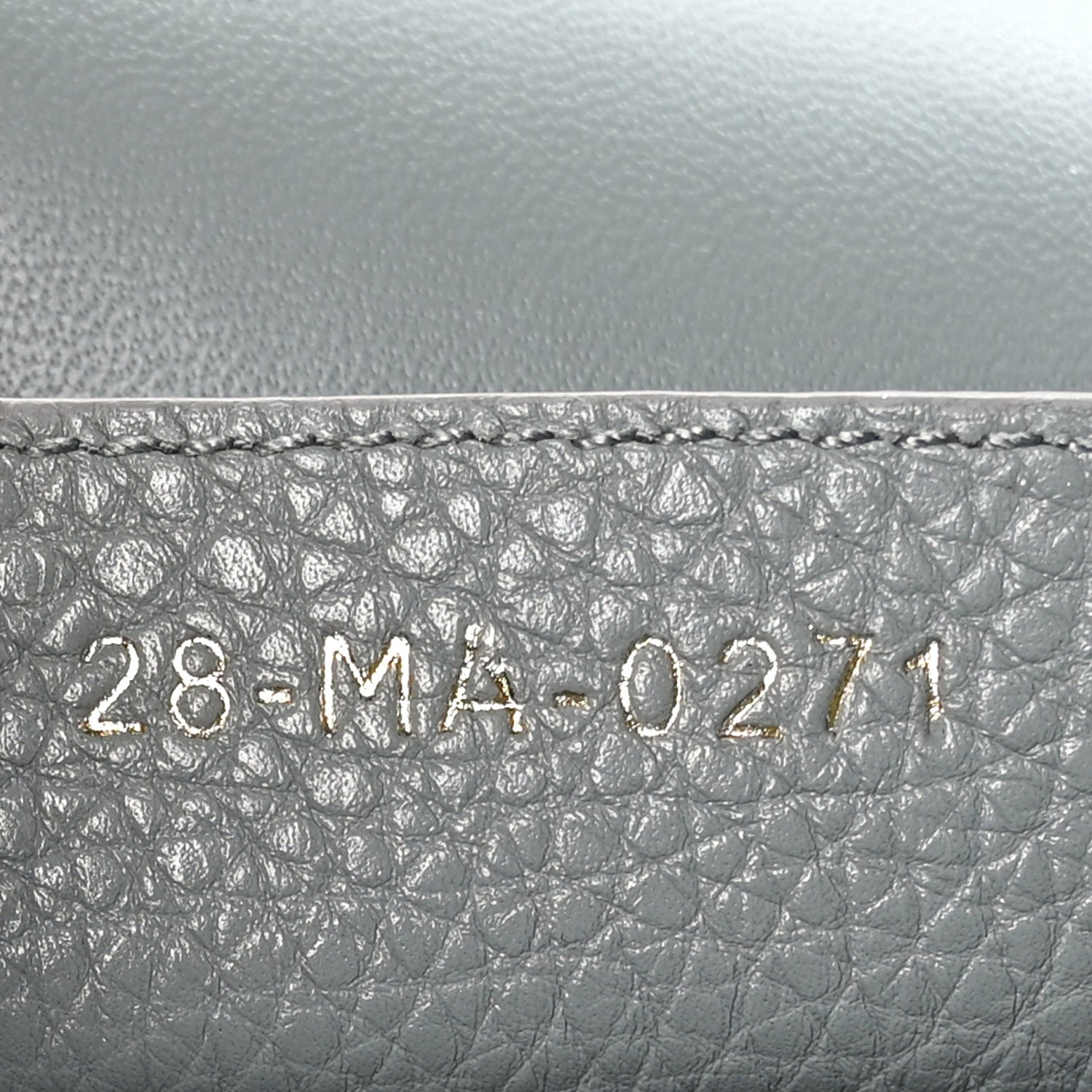 Christian Dior Grained Calfskin Cannage Large Caro Bag Grey Stone 7 of 12