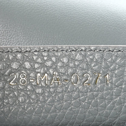 Christian Dior Grained Calfskin Cannage Large Caro Bag Grey Stone 7 of 12
