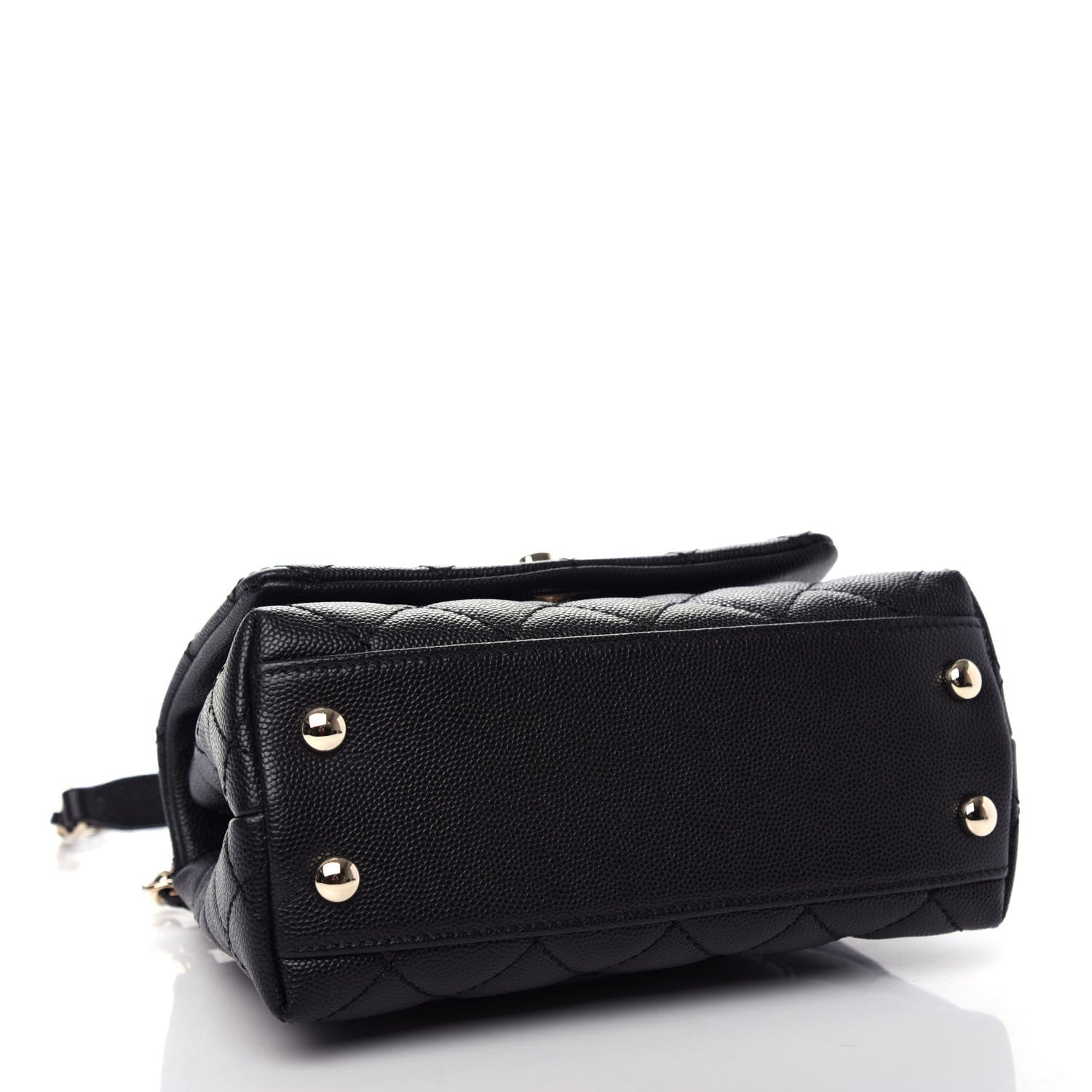 Chanel Caviar Quilted Extra Mini Coco Handle Flap Black 4 of 10