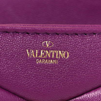 Valentino Garavani Nappa Micro One Stud Chain Bag Prune 6 of 11