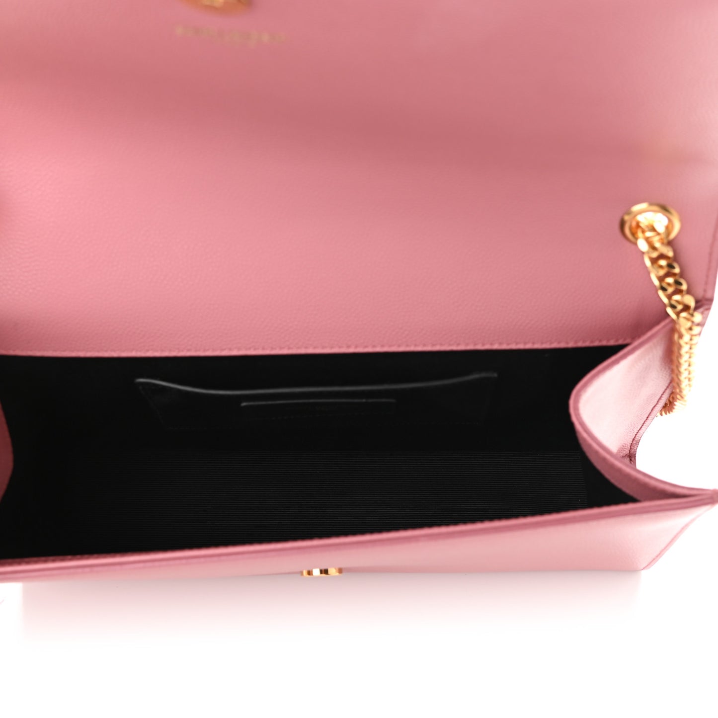 Grain De Poudre Medium Classic Monogram Kate Satchel Dark Rose